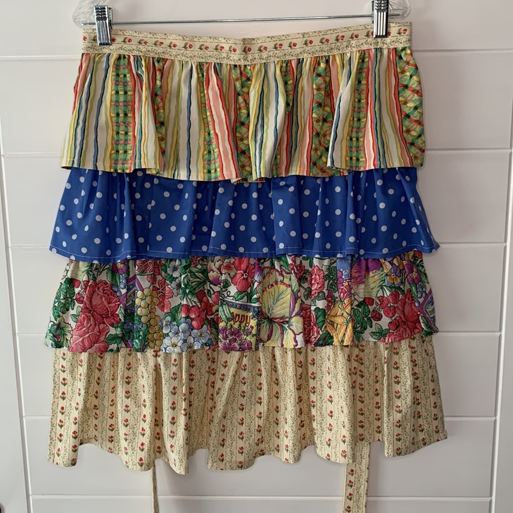 Four Layered Country Cottage Waist Apron
